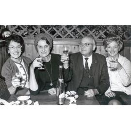 Staff from Cribb & Foote department store in Ipswich, on a buying trip to Melbourne,  c. 1965