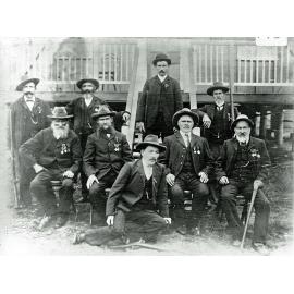 Members of the German Club, Marburg, Ipswich, 1900