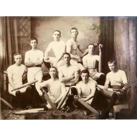 St Paul's Young Men's Society Indian Club Swinging Team, Ipswich, 1890s