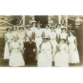 Staff of the Ipswich General Hospital, Ipswich, c.1912