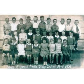 Prep 3 students from Ipswich North State School, North Ipswich, 1937