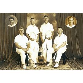 Wanderers Tennis Team, Ipswich, 1939
