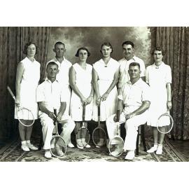 Wanderers Tennis Club, A Grade Premiers, Ipswich, 1937