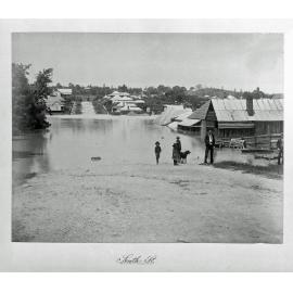 South Street in flood, Ipswich, 1893