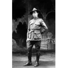 Portrait of Driver Norman Edward Callow of Ipswich, 1919