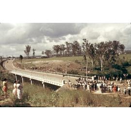 Opening of the new Hancock Bridge, between Brassall and Woodend, Ipswich 1961