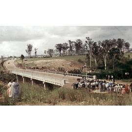 Opening of the new Hancock Bridge, between Brassall and Woodend, Ipswich 1961