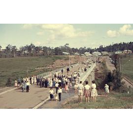 Opening of the new Hancock Bridge, between Brassall and Woodend, Ipswich 1961