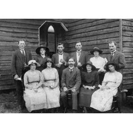 Members of the Lutheran Church Synod choir, Kumbia, 1921