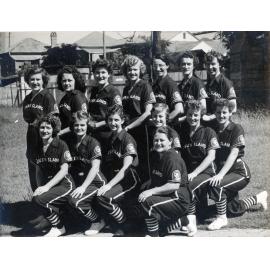 Queensland Ladies Softball Team, Brisbane, 1953