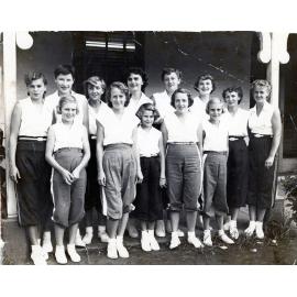 Ipswich Ladies Softball  No 1 and 2 Teams that played at Maryborough, Ipswich, 1954