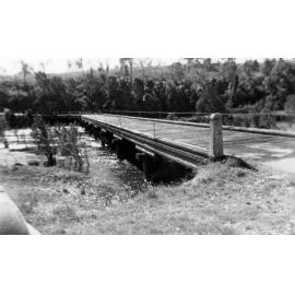 Wivenhoe bridge over the Brisbane River, Lake Wivenhoe, 1949