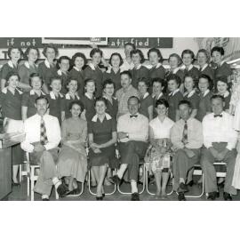 Woolworths Variety Store staff, Ipswich, 1950s