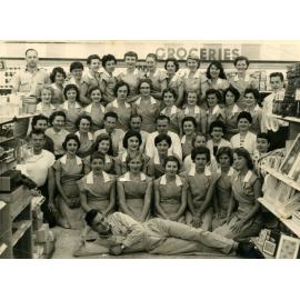 Woolworths Variety Store staff, Ipswich, 1958