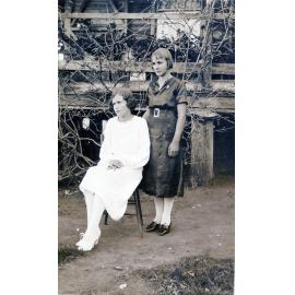 Iris and Norma Lyon, Marburg, Ipswich, 1935