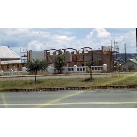 Constructing building at St Joseph's Primary School, 42 Pine Mountain Road, North Ipswich, early 1960s