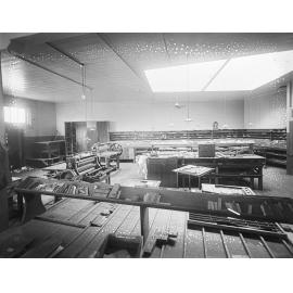 Interior of Queensland Times building, Ipswich, 1920s