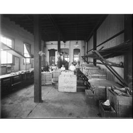 Interior of Bishop and Woodward, Ipswich, 1920s