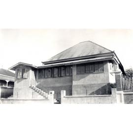 Roderick Street, Ipswich, home of the Freiberg family in the 1940s, after first renovations in the 1950s