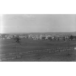 Panorama of Ipswich looking west, possibly from Karragaroo Street, Ipswich, 1920s