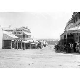Nicholas Street, looking north from Brisbane Street, Ipswich, c.1898