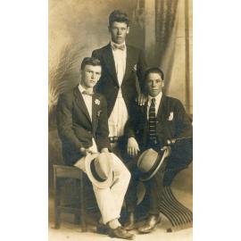 Ben Why, Les Stallard, and Aubrey Stallard, Ipswich, n.d.