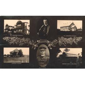 Postcard of Catholic Church buildings and representatives, Helidon, near Ipswich, 1897-1900
