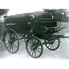 Night cart [night soil cart],  Ipswich, 1907-1910