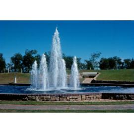 Water Fountain at Lobley Park, Churchill, Ipswich, 1977