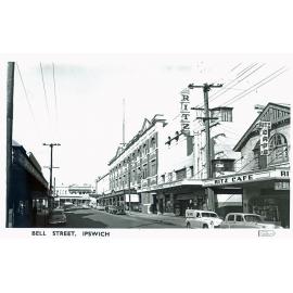 Ritz Theatre and Café on Bell Street, Ipswich, 1955