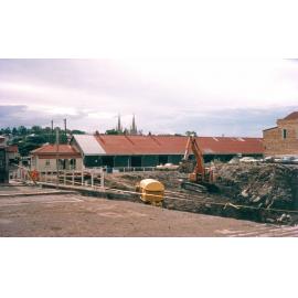 Goods shed and yard Ipswich Railway Station, Ipswich 1987