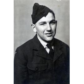 Portrait of Leading Aircraftman Robert William Boyce, later of Ipswich, 1943-1946