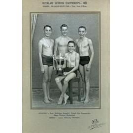 Sub-Junior Medley Team, Queensland Swimming Championships, Ipswich, 1957