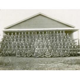 Group portrait of the Army Medical Corps, Enoggera, 1916