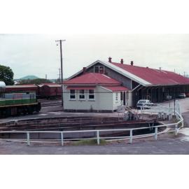 Turntable at Ipswich Railway Station, Ipswich, 1985