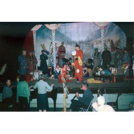 Rehearsal of 'Chu Chin Chow' performed by Blackstone-Ipswich Cambrian Choir, Ipswich, late 1950s