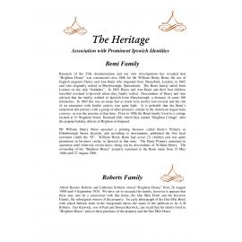 Brighton House - Association with Prominent Ipswich Identities