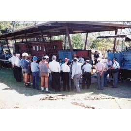 Puffing Billy train - relocation from Queens Park, 1997