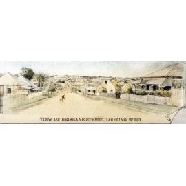 View of Brisbane Street, looking West, Ipswich, 1895 (1990s)