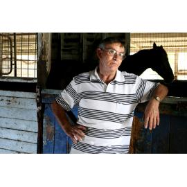 Horse trainer Alan Doyle, January 2008