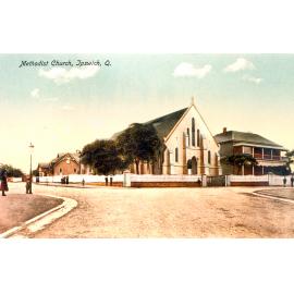 Ipswich City Uniting Church, Ipswich, postcard, c.1907-1916 (1990s)