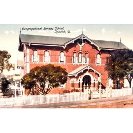 Congregational Sunday School, Ipswich, postcard, 1907-1916 (1990s)