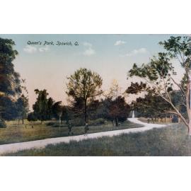 Queens Park, Ipswich, postcard, 1907-1916 (1990s)
