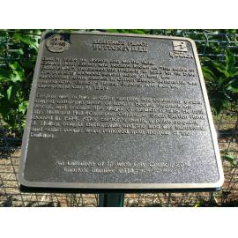 Historical Marker, Buttonsville, Clifton Street No 40a, Booval, 2015