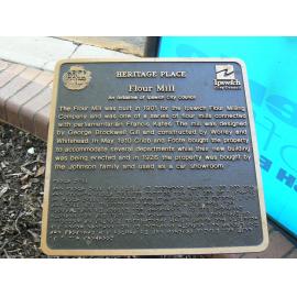 Historical Marker, Old Flour Mill, Brisbane Street No 227-229, Ipswich