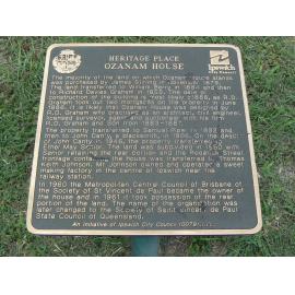 Historical Marker, Ozanam House, 66 Roderick Street, Ipswich