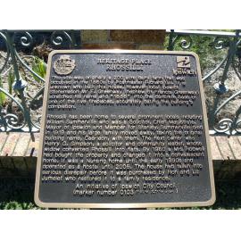 Historical Marker, Rhossilli, Glebe Road No 4, Newtown