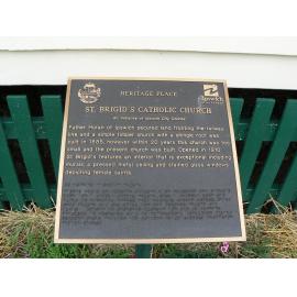 Historical Marker, St Brigid's Catholic Church, Railway Street No 11, Rosewood