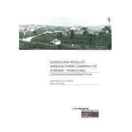 Queensland Woollen Manufacturing Company Ltd (former) - Ipswich Mill, Conservation Management Plan