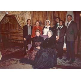 Scene from 'Hedda Gabler'  [by] Henrik Ibsen, performed by Ipswich Little Theatre, Ipswich, 1974